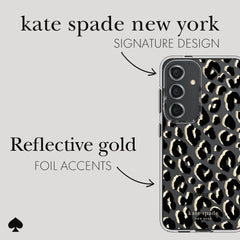 Kate Spade Clear Case Samsung S24 Standard 6.2 inch - City Leopard