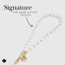 Load image into Gallery viewer, Kate Spade Phone Charm Wrist Strap - Sea Pearl