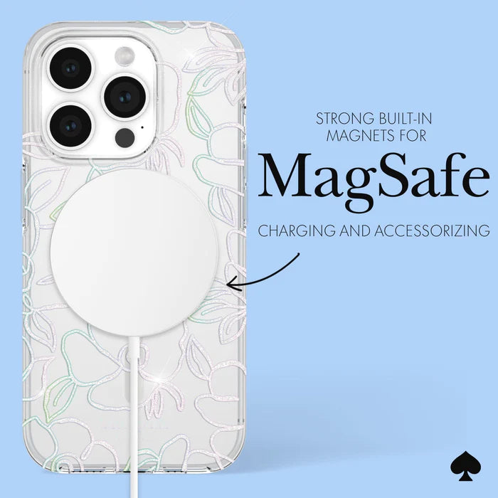 Kate Spade New York MagSafe Case iPhone 15 Pro 6.1" - Modern Floral
