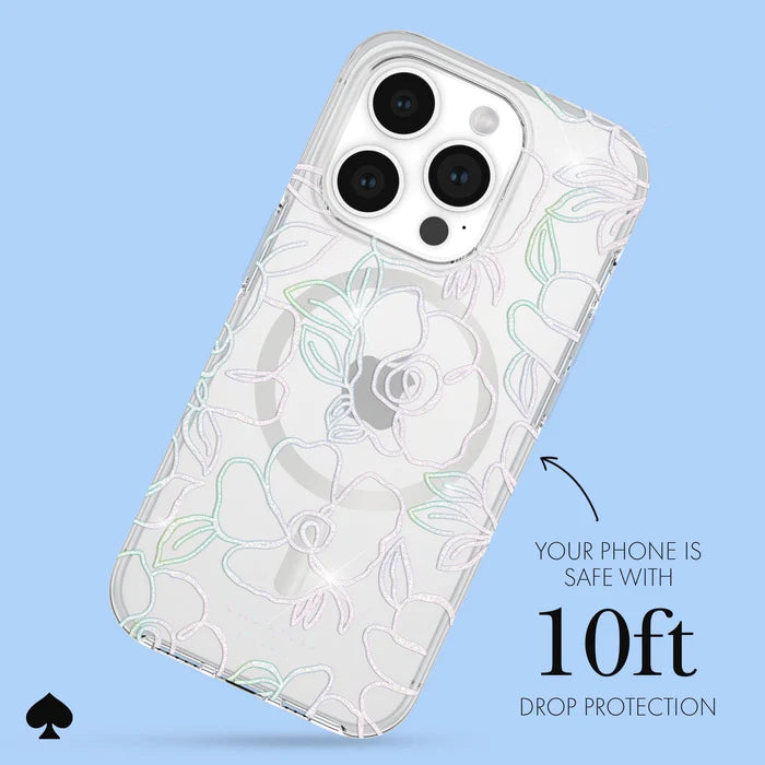 Kate Spade New York MagSafe Case iPhone 15 Pro 6.1" - Modern Floral