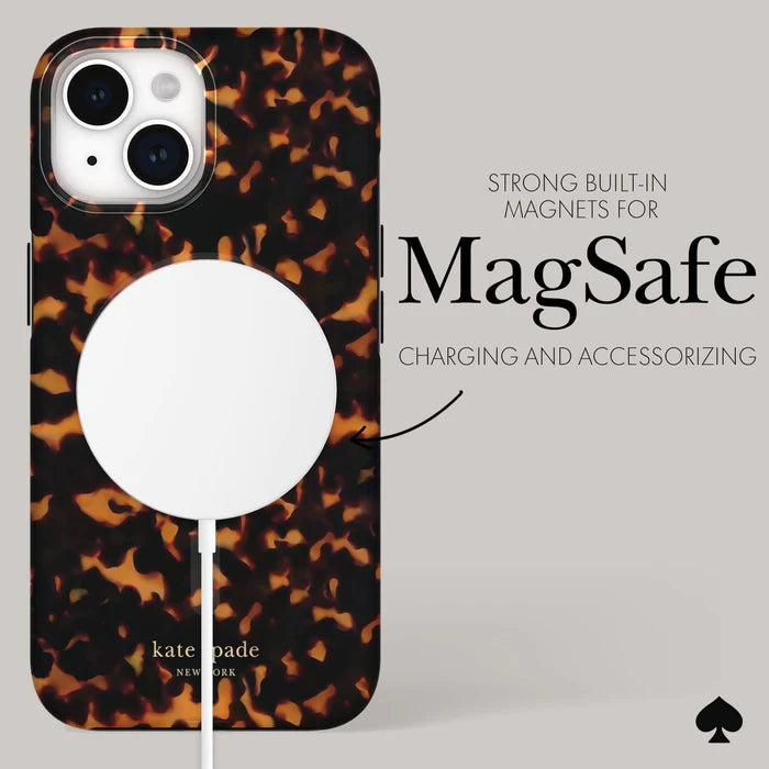 Kate Spade New York MagSafe Case iPhone 15 Plus 6.7" - Tortoise