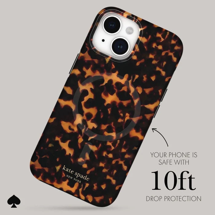 Kate Spade New York MagSafe Case iPhone 15 Plus 6.7" - Tortoise