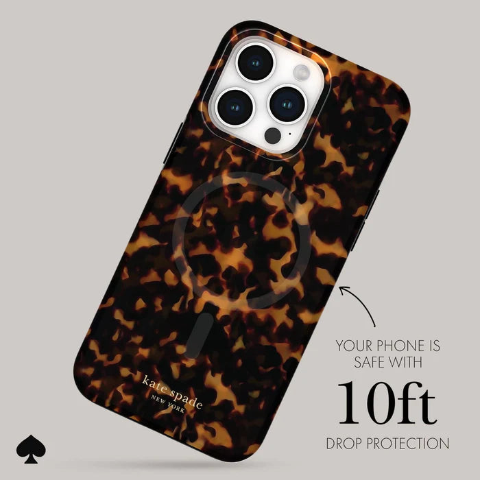 Kate Spade New York MagSafe Case iPhone 15 Pro Max - Tortoise