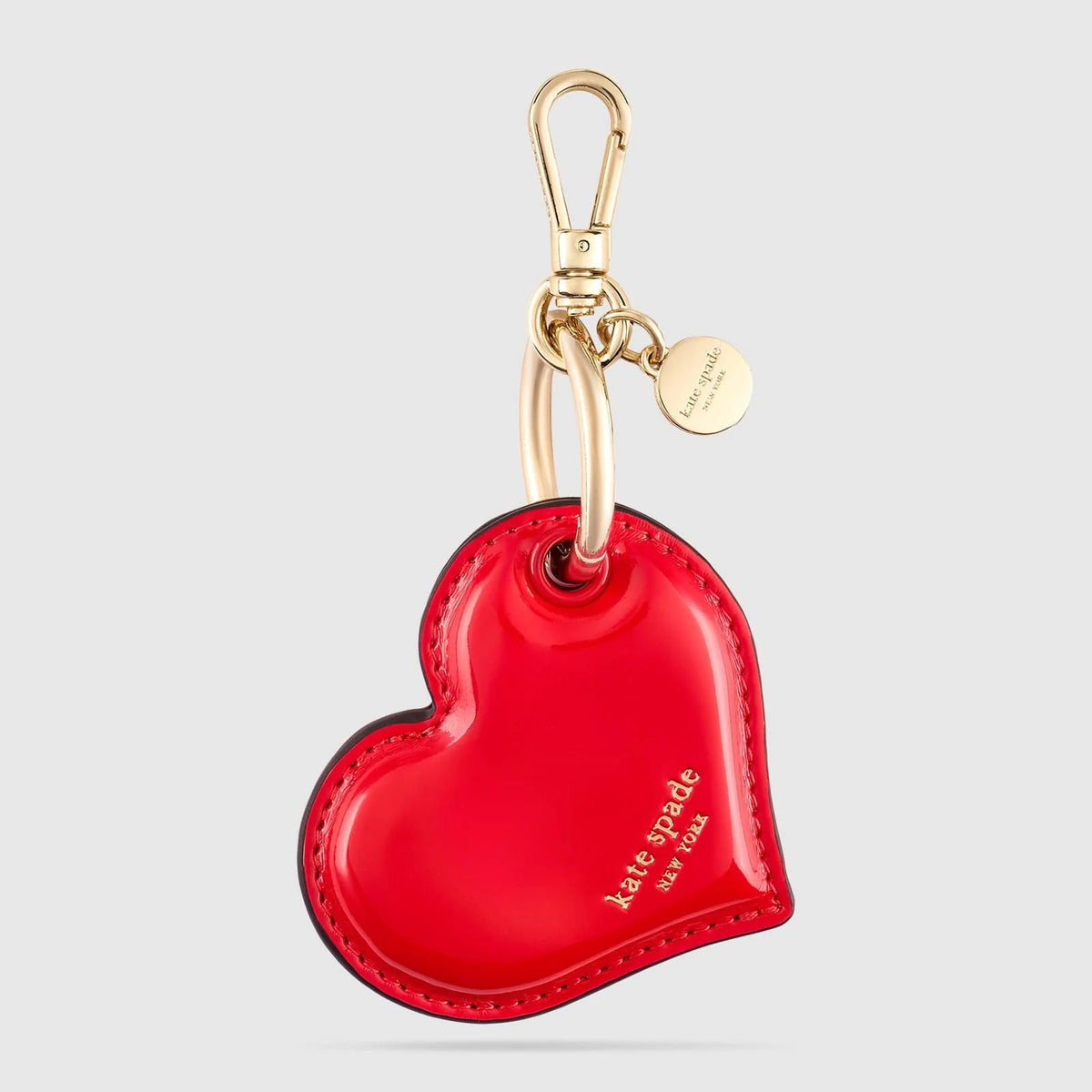 Kate Spade Heart Charm Keychain for AirTag