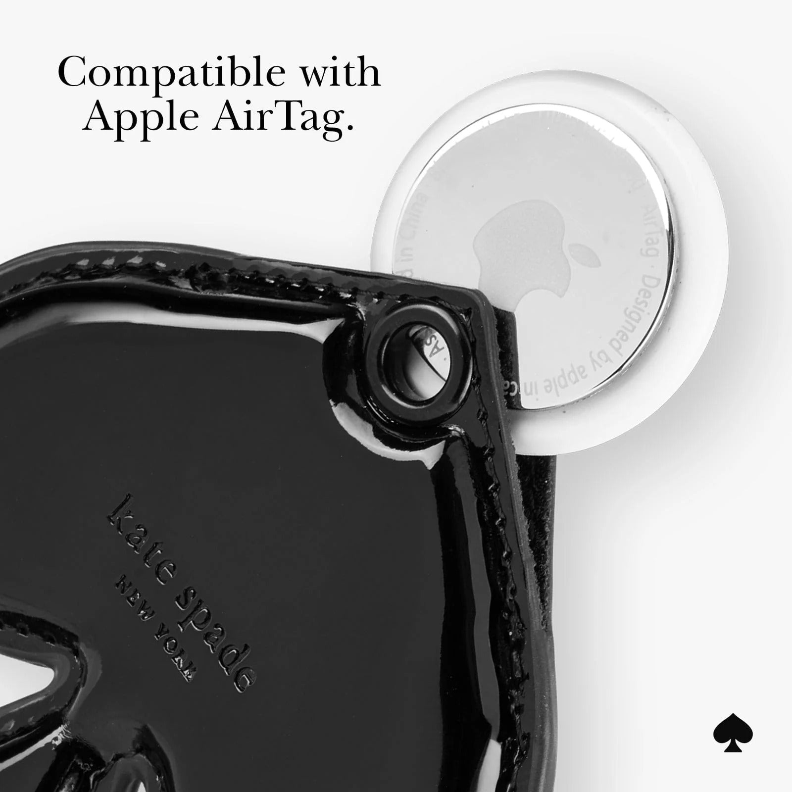 Kate Spade Keychain Spade Charm for AirTag