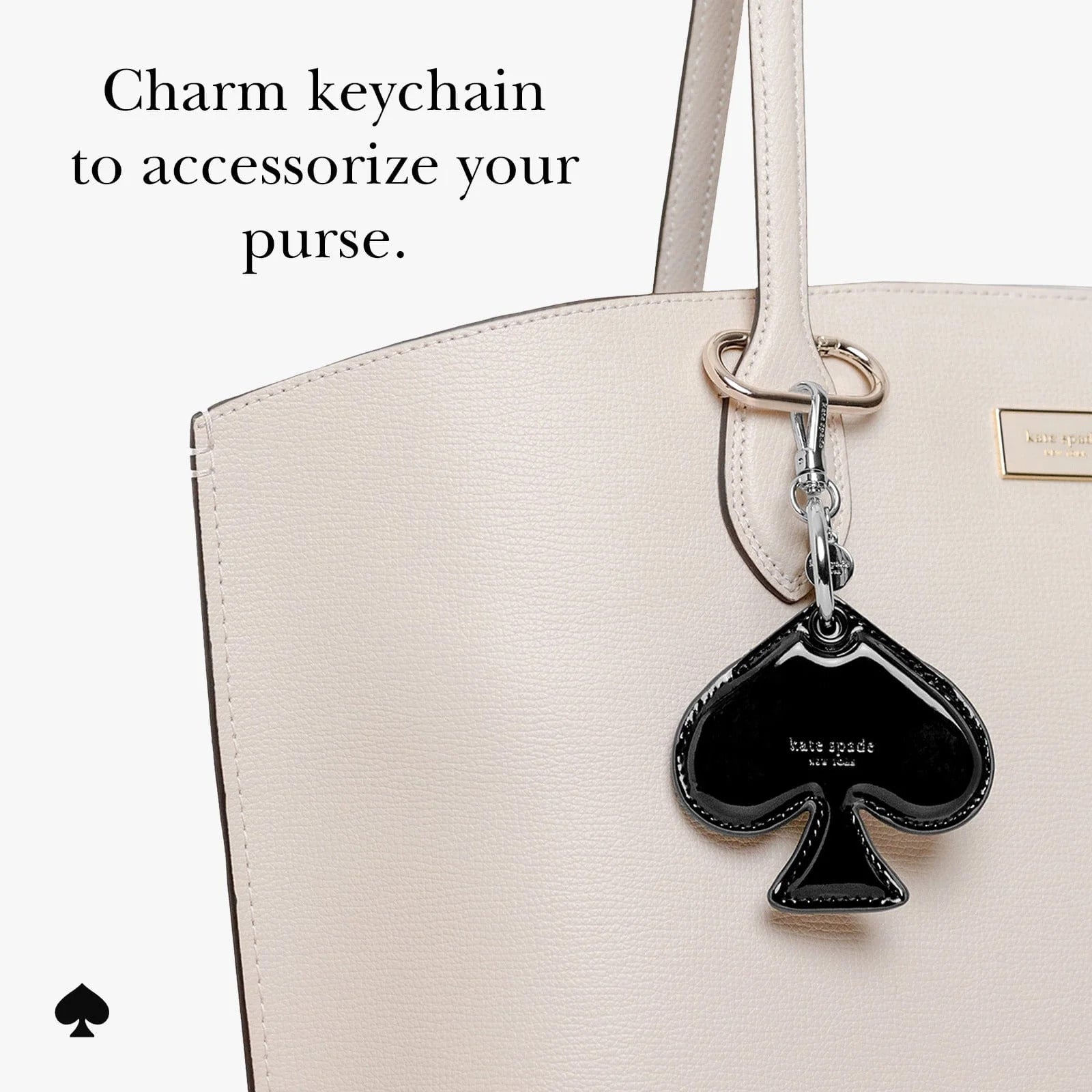 Kate Spade Keychain Spade Charm for AirTag