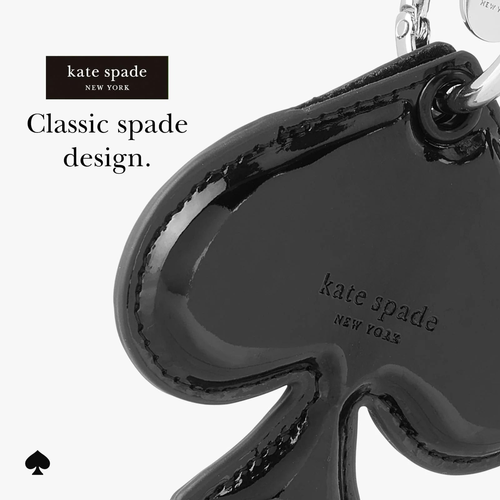 Kate Spade Keychain Spade Charm for AirTag