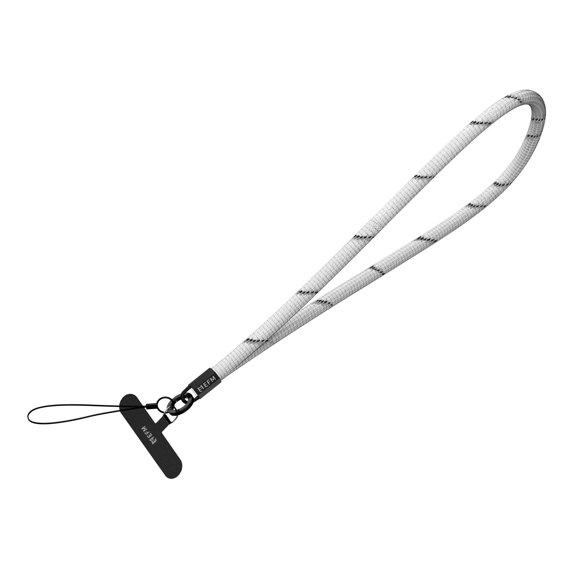 Ibiza Glow In The Dark Wrist Strap for Smart Phone - White / Green