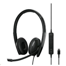 Load image into Gallery viewer, EPOS Sennheiser ADAPT 160T ANC USB-C On-Ear Double-Sided USB-C Headset - Black