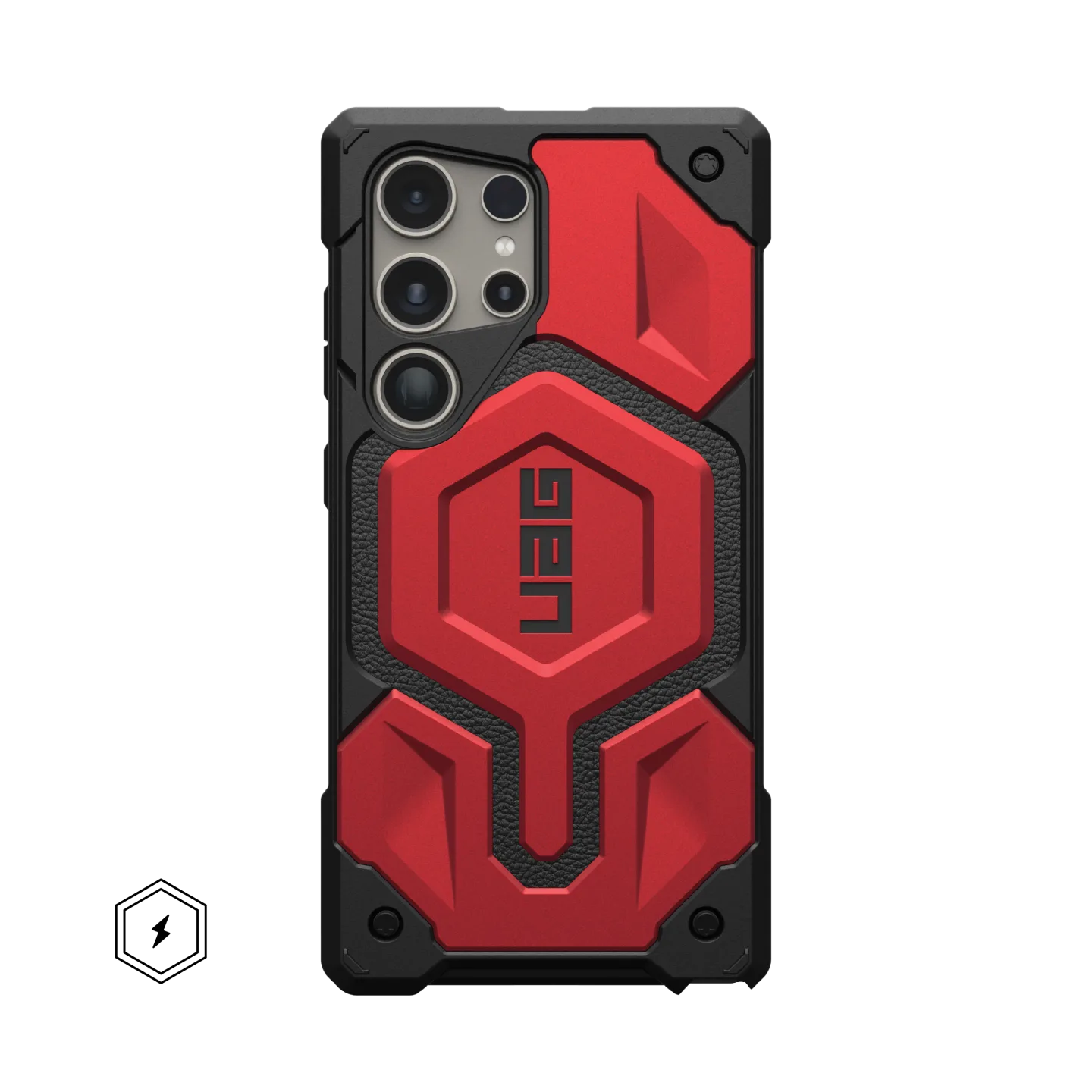 UAG Monarch Pro Rugged Case & Magnet Samsung S24 Ultra 5G 6.8 - Crimson