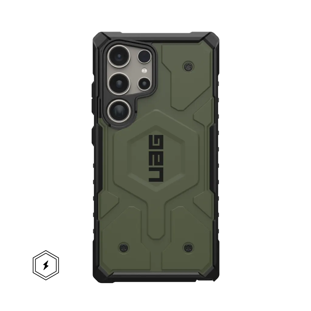 UAG Pathfinder Magsafe Rugged Case Samsung S24 Ultra 5G 6.8 - Olive