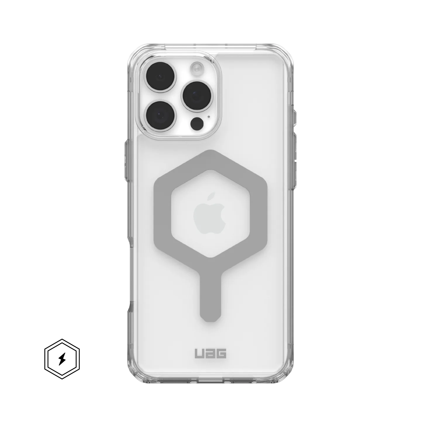 UAG Plyo Clear Case & MagSafe for iPhone 16 Pro Max 6.9 - Ice / Silver