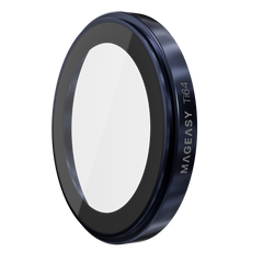 Mageasy Sapphire Camera Lens Protector for iPhone 17 Pro & 17 Pro Max - Titanium Midnight Blue