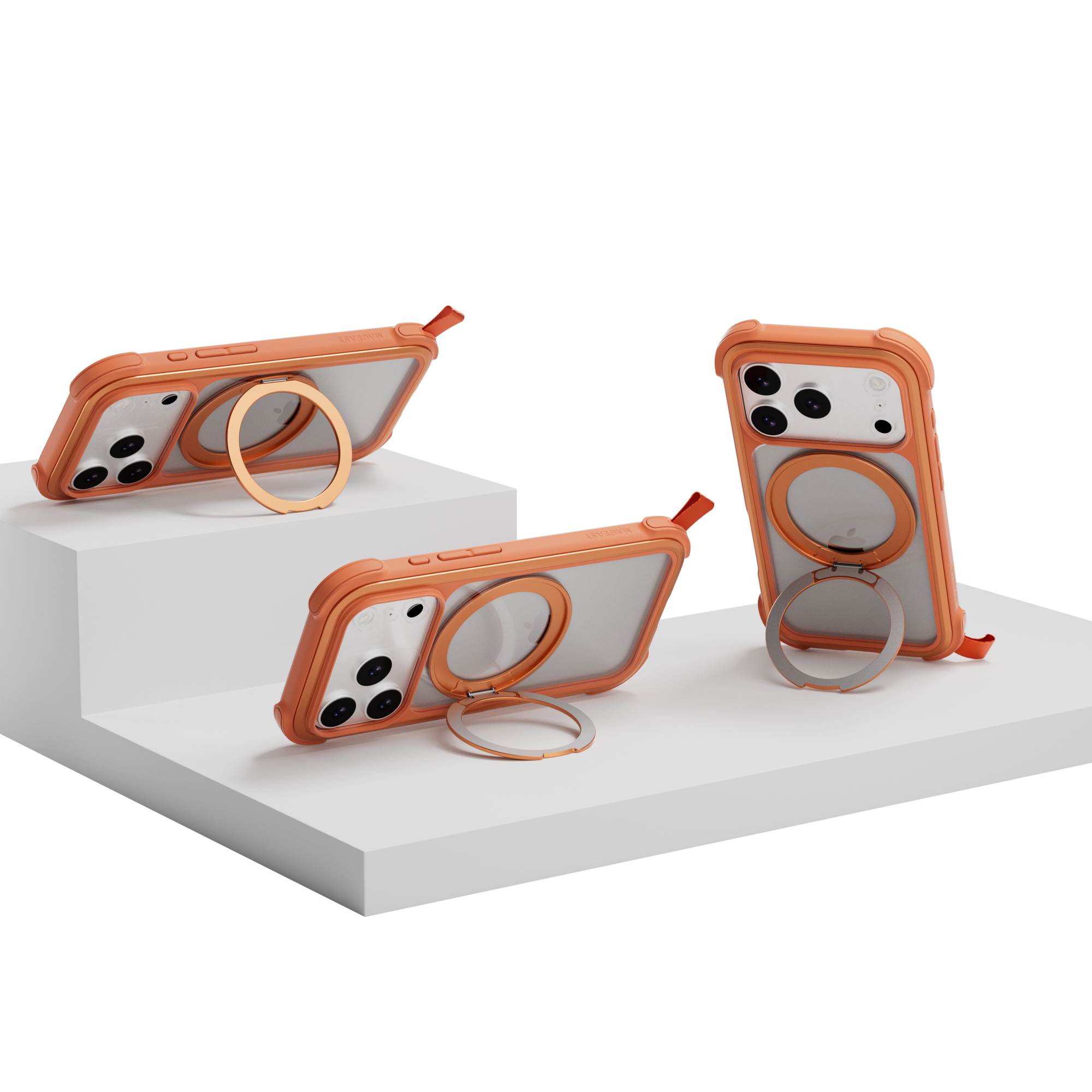 MagEasy Odyssey Stand M 360 Case for iPhone 17 Pro Max - Coral