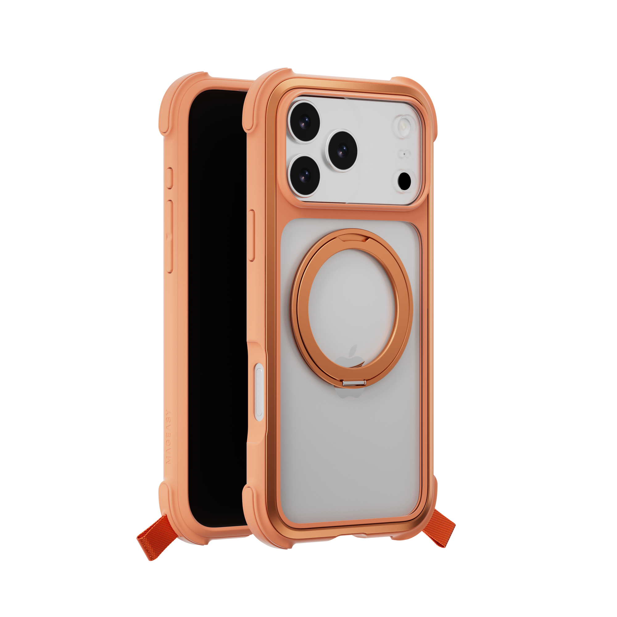 MagEasy Odyssey Stand M 360 Case for iPhone 17 Pro Max - Coral