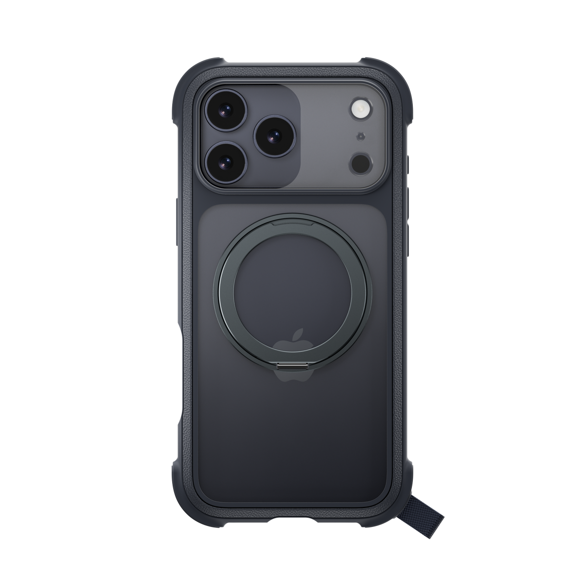 MagEasy Odyssey Stand M 360 Case for iPhone 17 Pro Max - Leatherette Midnight