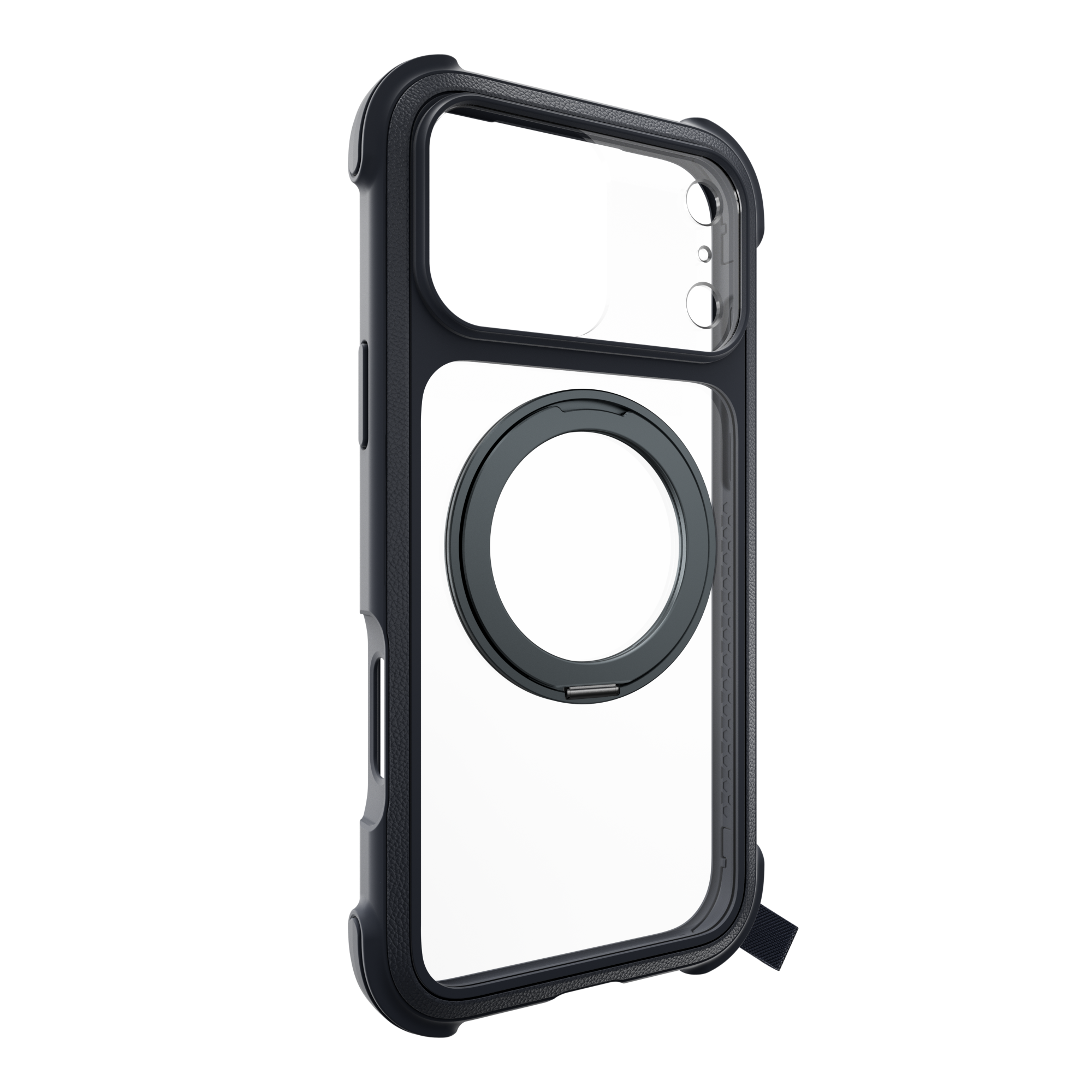 MagEasy Odyssey Stand M 360 Case for iPhone 17 Pro Max - Leatherette Midnight