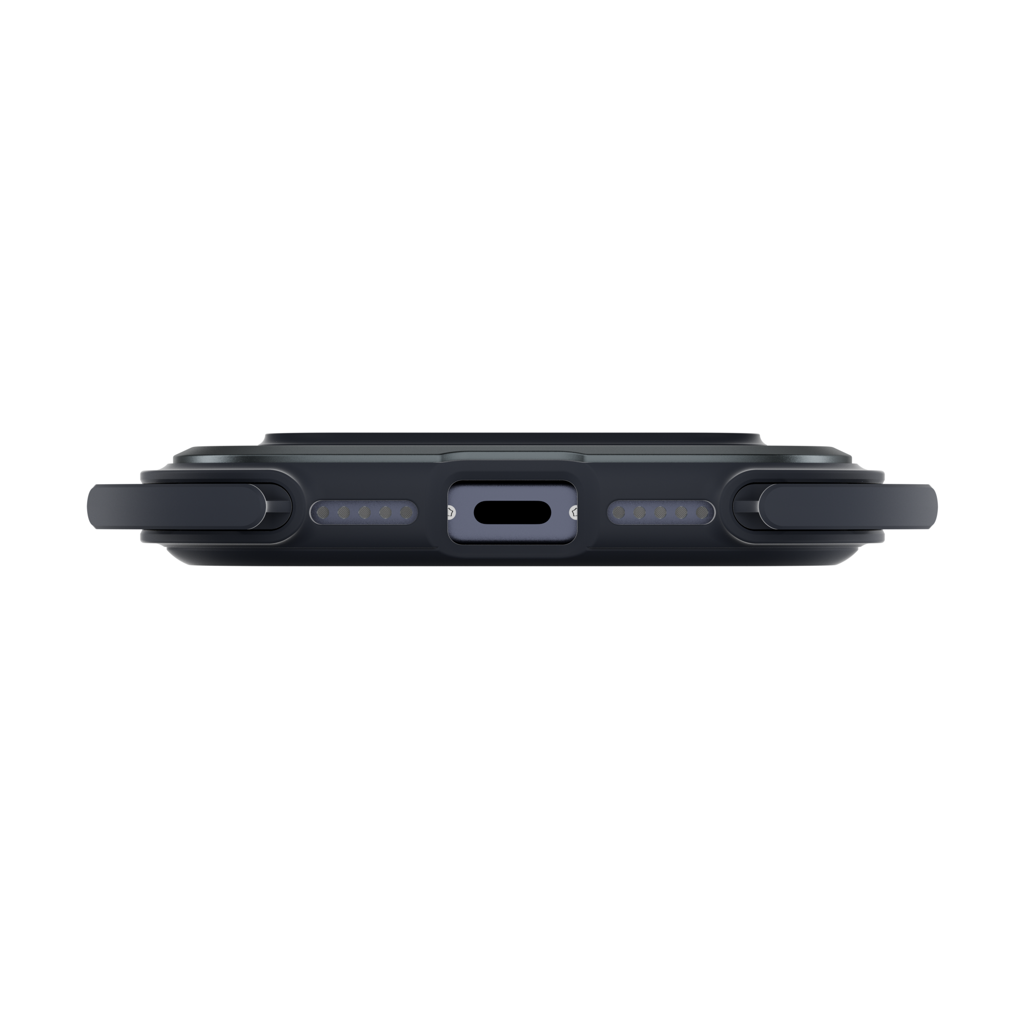 Mageasy Odyssey Ultra M 360 Tough Case & Stand & Lanyard for iPhone 17 Pro - Midnight Black