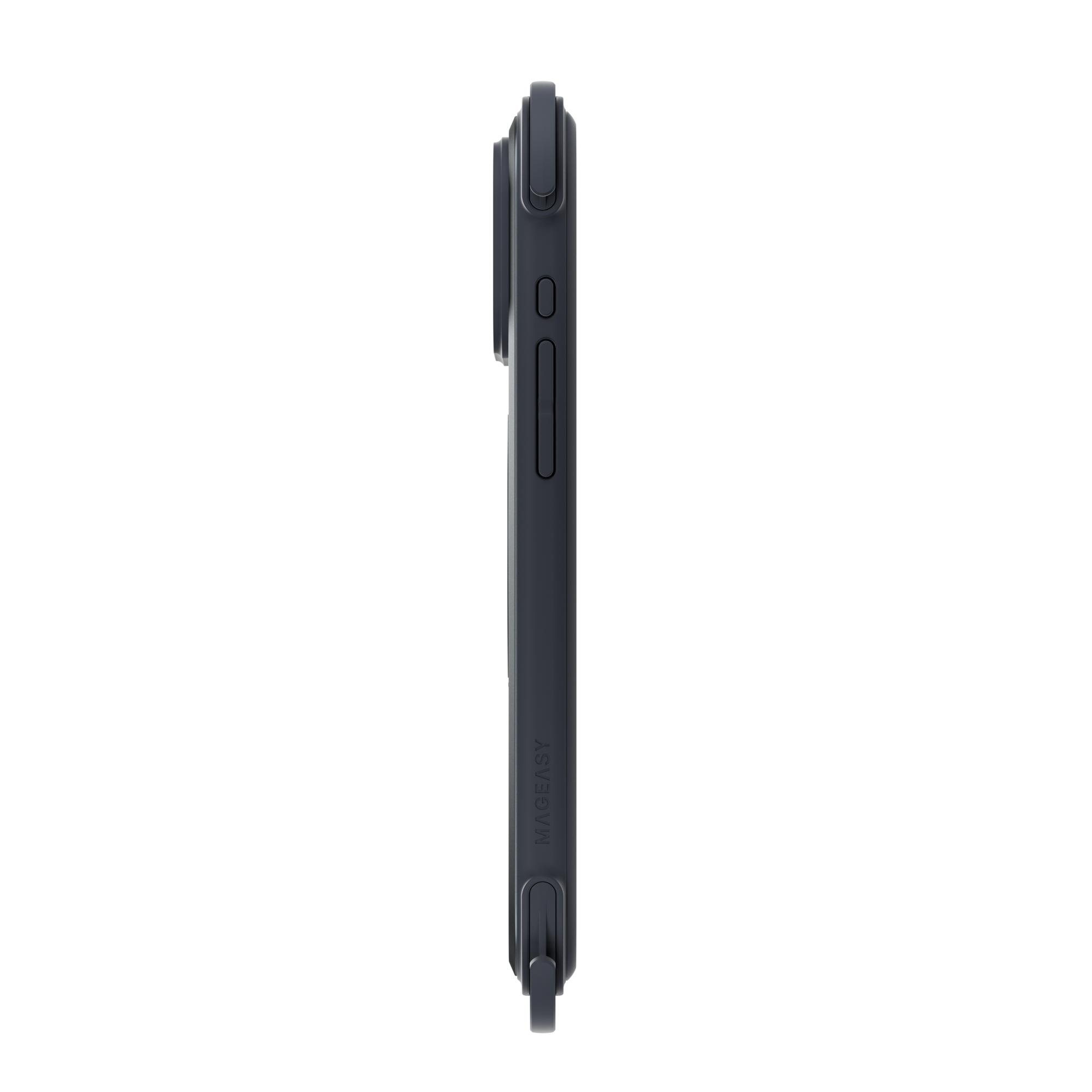 Mageasy Odyssey Ultra M 360 Tough Case & Stand & Lanyard for iPhone 17 Pro Max -Midnight Black