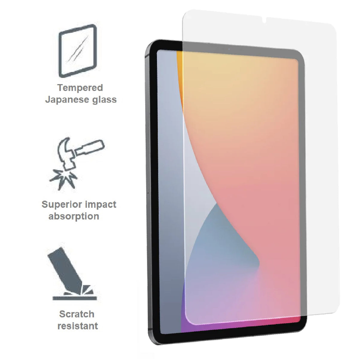 Cygnett OpticShield Glass Screen Protector for iPad Mini 6 / 7 (A17 Pro)