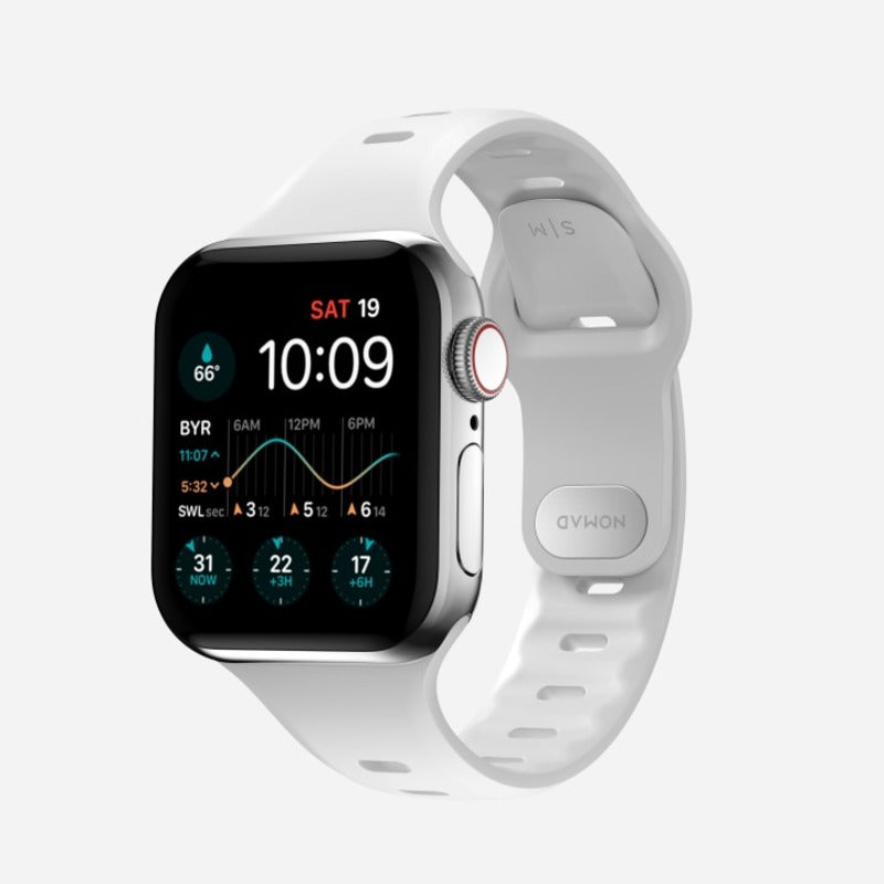 Nomad Sport Slim Band 38mm / 40mm / 41mm Waterproof Bracelet - White