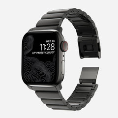 Nomad Steel Band 41mm Graphite Hardware Bracelet for Apple Watch - Graphite