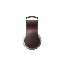 Load image into Gallery viewer, Nomad Leather Loop AirTag and Keychain with Horween Leather - Rustic Brown