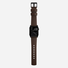 Load image into Gallery viewer, Nomad Modern Band 45mm Black Hardware Nomad Leather Bracelet - Brown