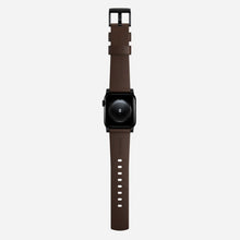 Load image into Gallery viewer, Nomad Modern Band 45mm Black Hardware Nomad Leather Bracelet - Brown