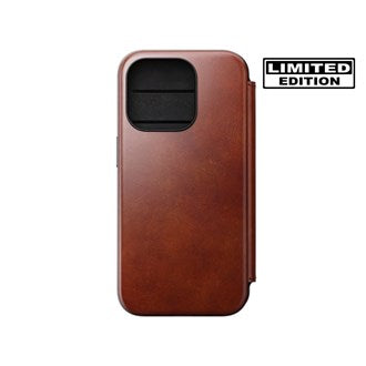 Nomad Horween Leather FOLIO Case for iPhone 16 Pro Max - Olde Dublin Limited Ed