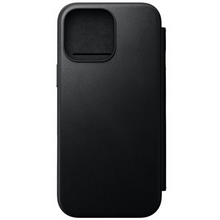 Load image into Gallery viewer, Nomad Modern Leather Folio Case for iPhone 16 Pro Max - Black