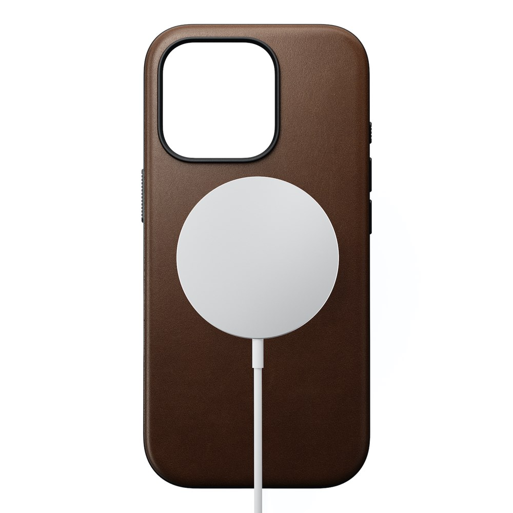 Nomad Modern Leather Case for iPhone 16 Pro 6.3 - Brown