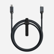 Load image into Gallery viewer, Nomad USB C Cable 1.5M with Kevlar for MacBook Pro / USB-C - Black