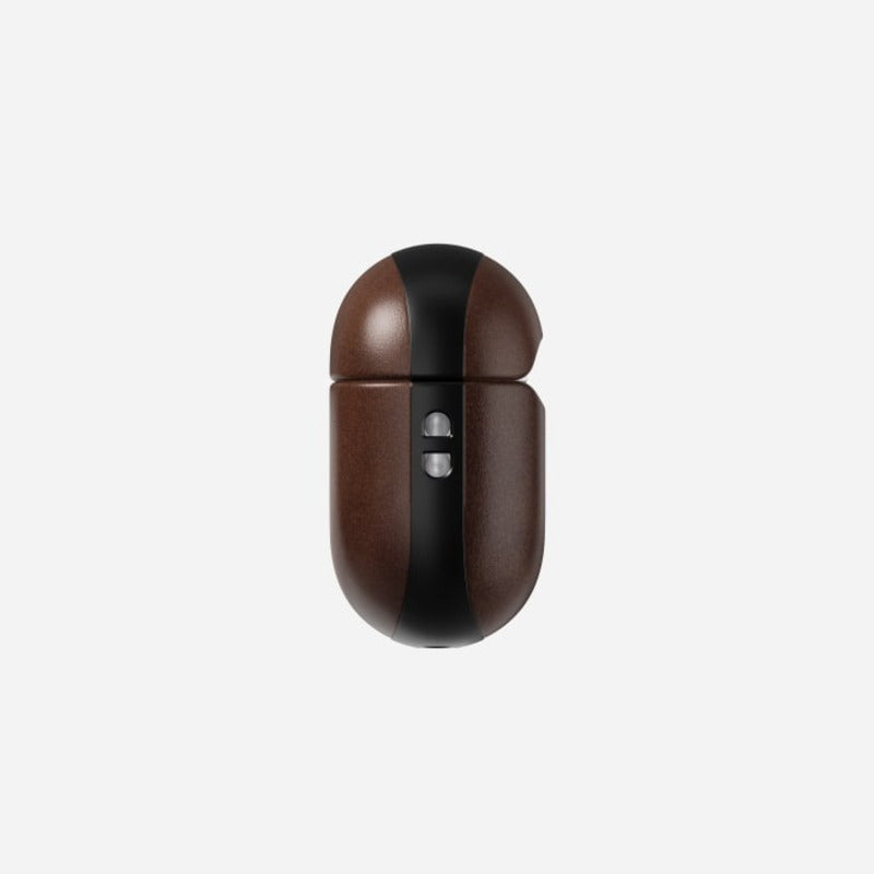 Nomad Modern Leather Case Horween Leather AirPods Pro 2nd Gen - Rustic Brown