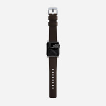 Load image into Gallery viewer, Nomad Active Band Pro 41mm Silver Hardware Leather Bracelet - Classic Brown