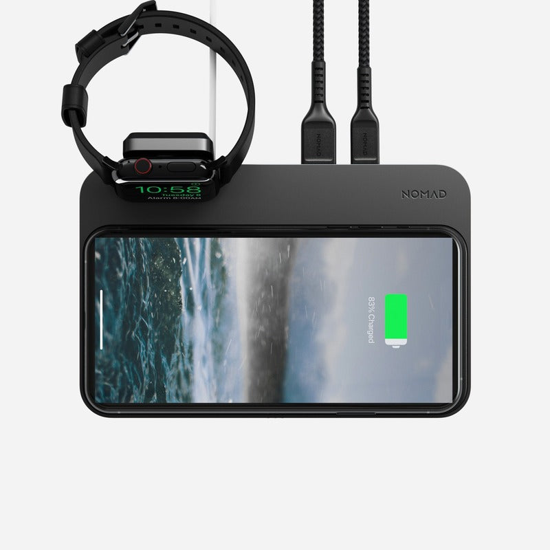 Nomad Base Station Apple Watch Mount Wireless Charging Hub - Black