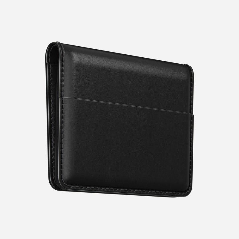 Nomad Card Wallet Plus Horween Leather - Black