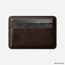 Load image into Gallery viewer, Nomad Card Wallet Horween Leather - Rustic Brown