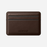 Nomad Card Wallet Horween Leather - Rustic Brown