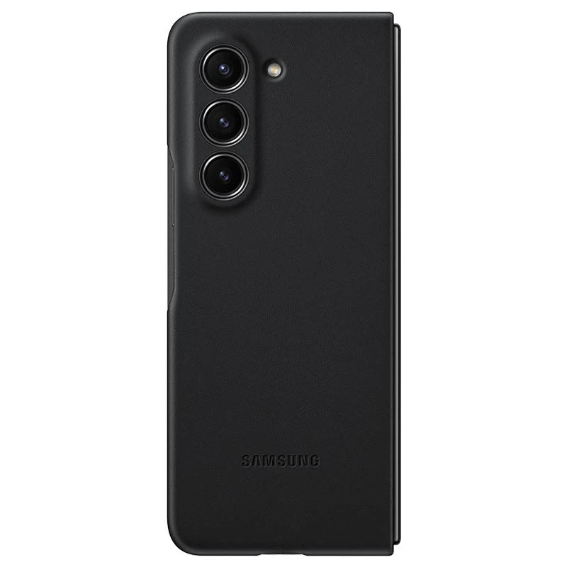 Samsung Eco-Leather Case for Samsung Galaxy Z Fold 5 - Black