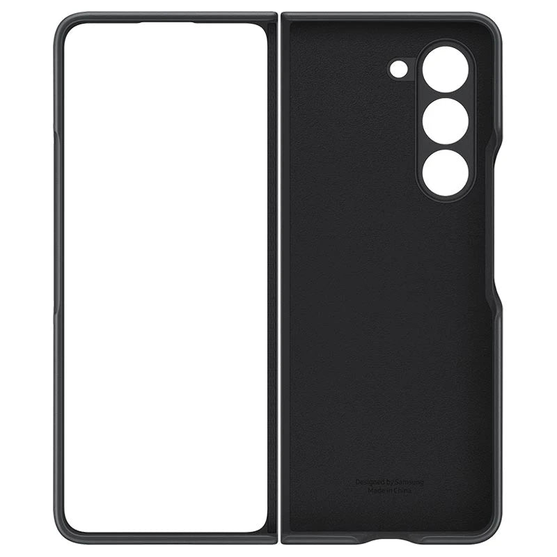 Samsung Eco-Leather Case for Samsung Galaxy Z Fold 5 - Black