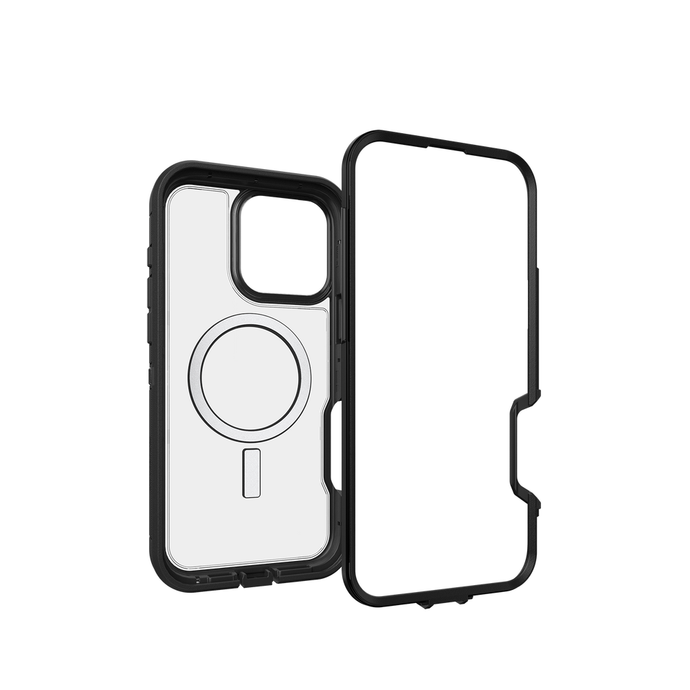 otterbox defender xt case for iphone 16 plus black multi-layer bumper