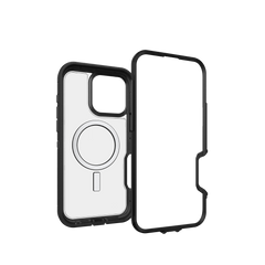 otterbox defender xt case for iphone 16 plus black multi-layer bumper