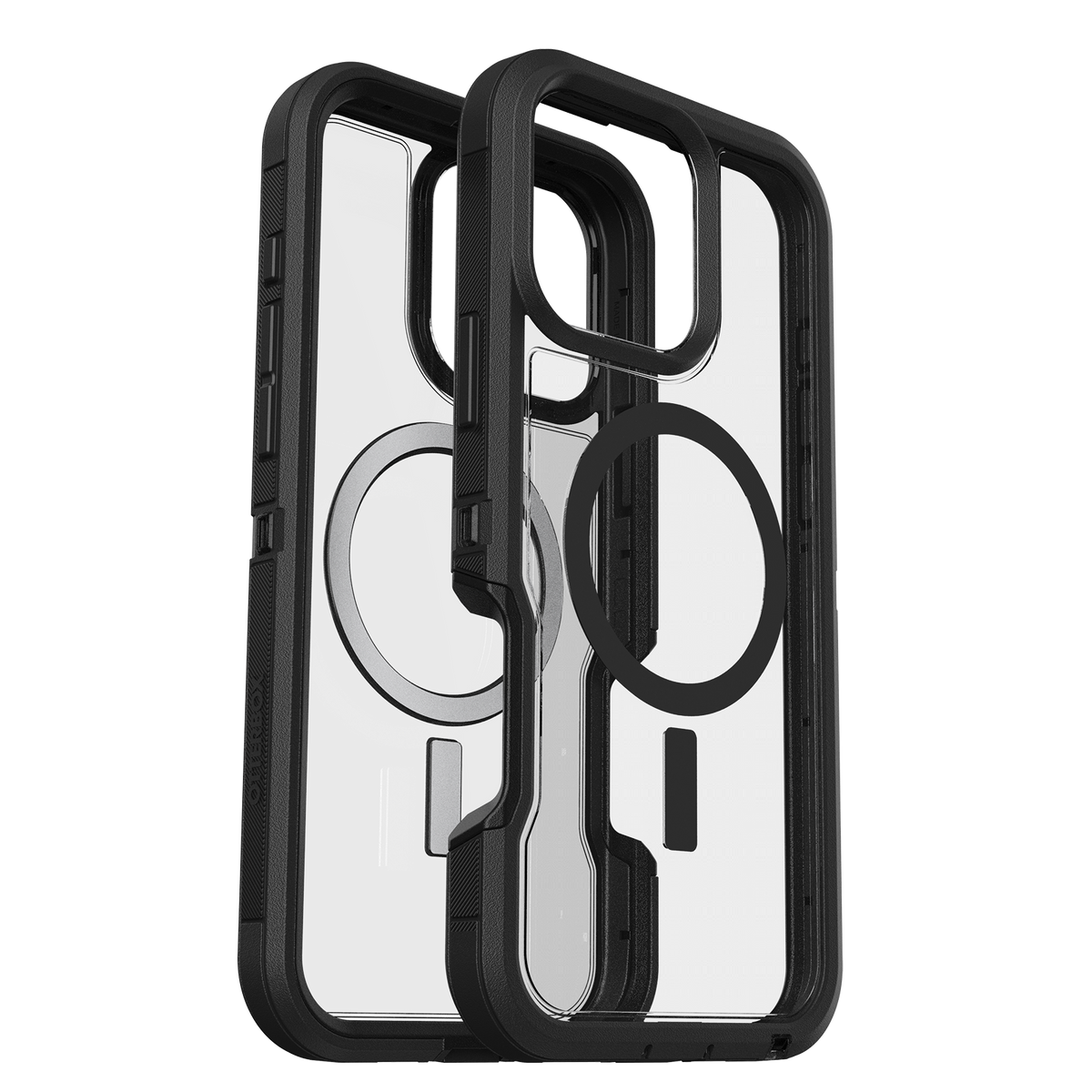 otterbox defender xt case for iphone 16 plus black front view