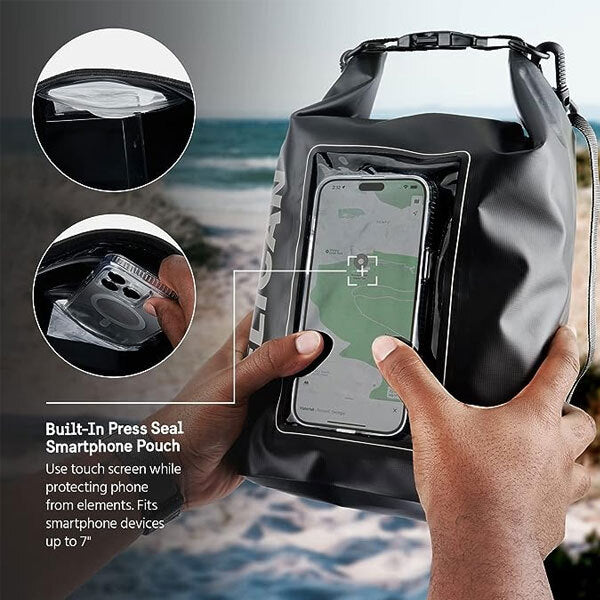 Pelican Marine Waterproof 5L Dry Bag - Stealth Black