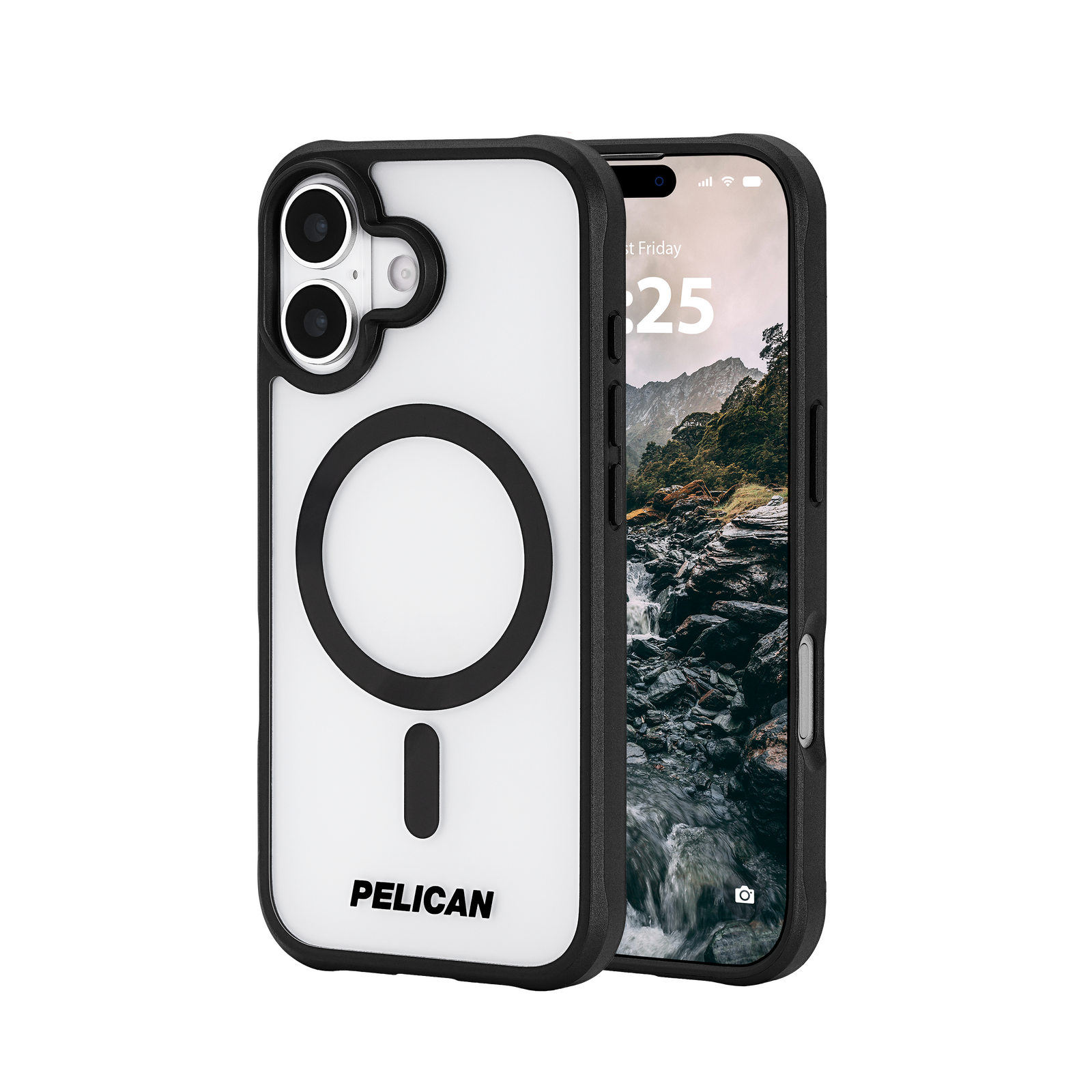 Pelican Ranger MagSafe Case for iPhone 17 Standard - Clear / Black Frosted