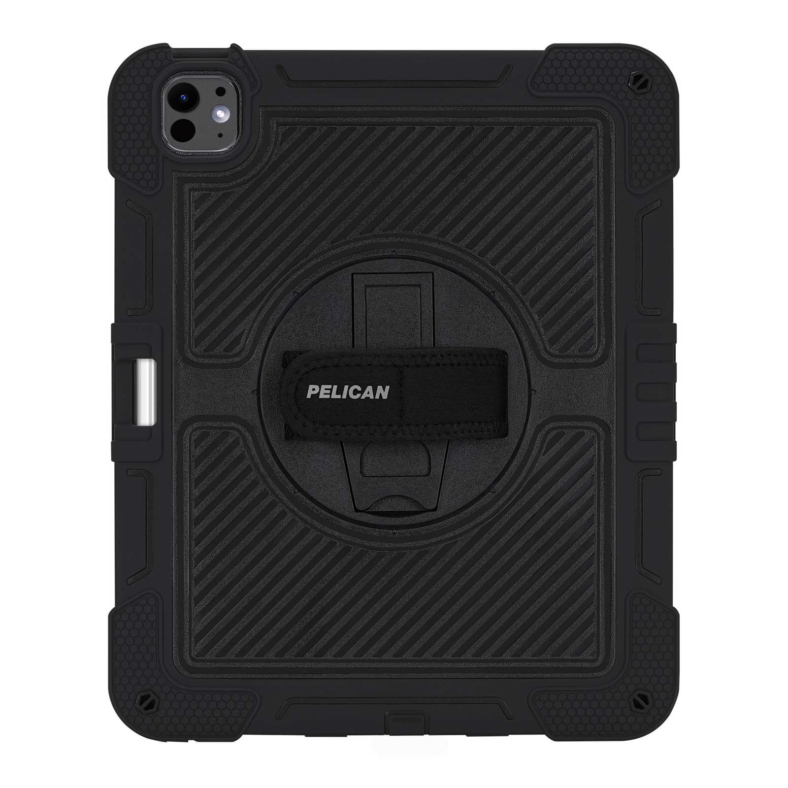 Pelican Voyager Case Stand & Strap iPad Pro 11 M4 M5 - Black
