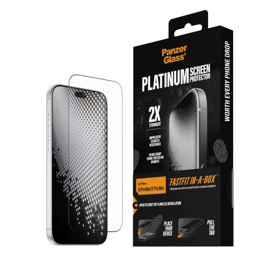 PanzerGlass Platinum Screen Protector iPhone 18 Pro Max & 17 Pro Max
