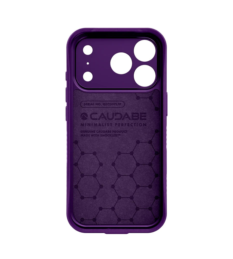 Caudabe Paragon PRECISE Case MagSafe iPhone 17 Pro 6.3 - Ultraviolet