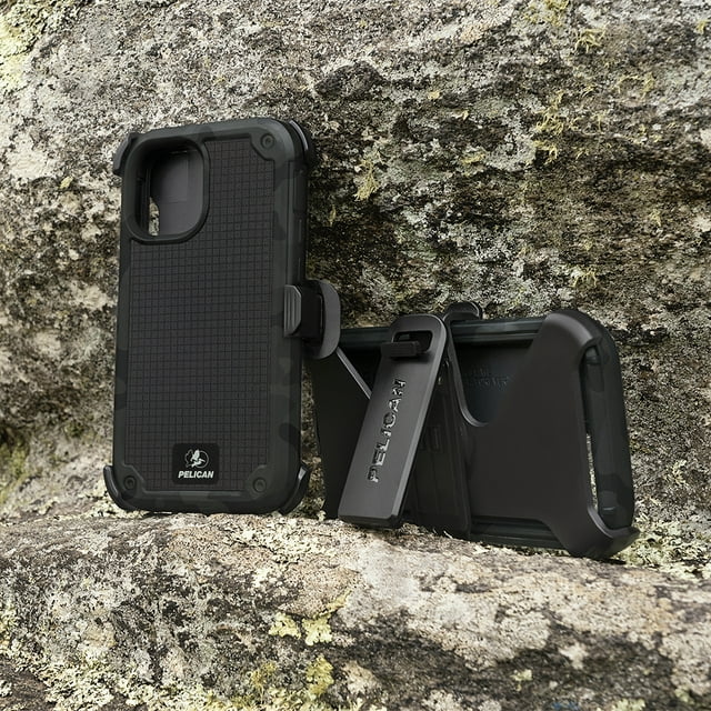 Pelican Shield G10 Ultra Protective Case + Holster For iPhone iPhone 12 mini - Camo Green